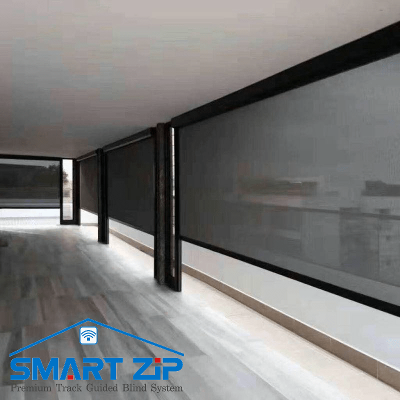 Horizontal Zip Track Blinds System by Smart Zip Singapore