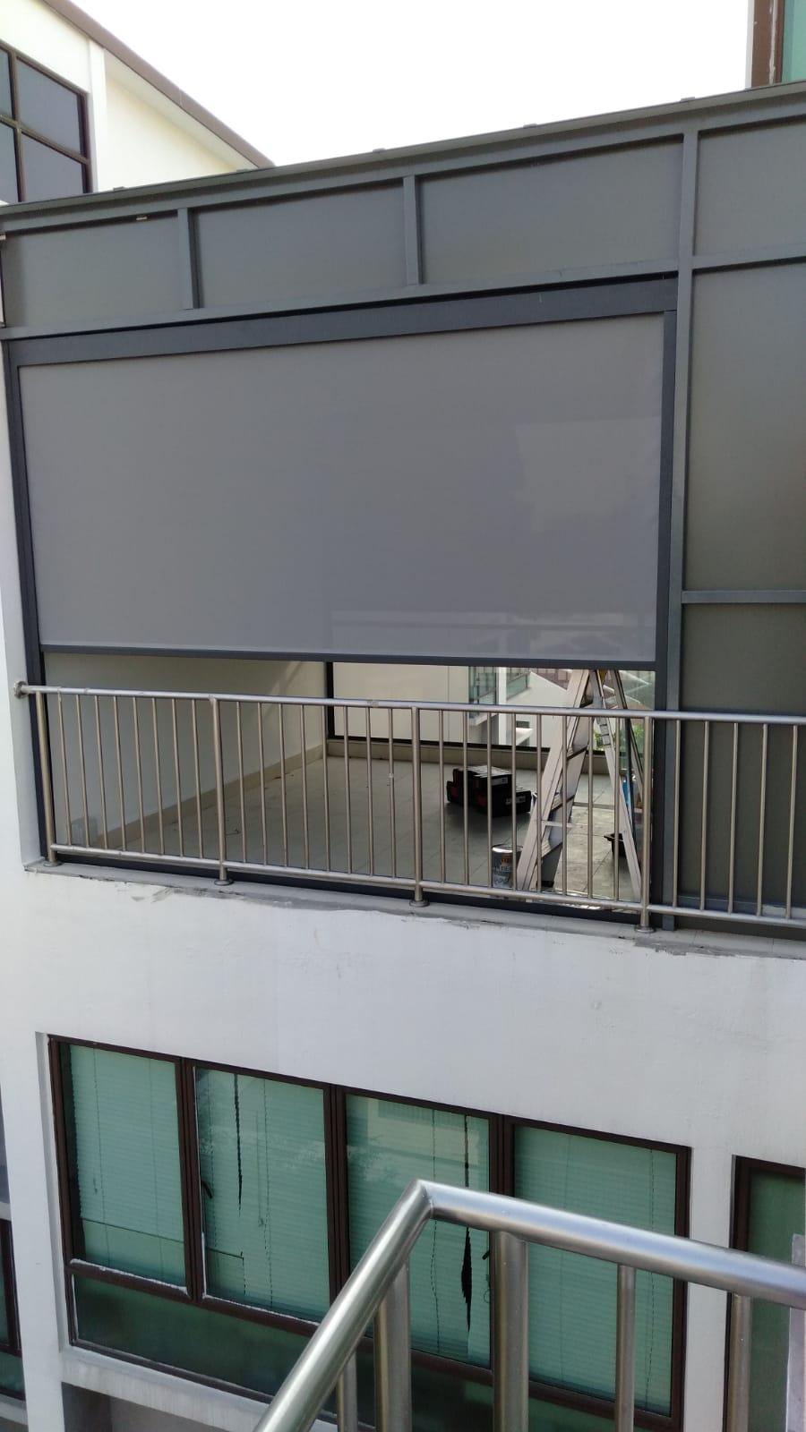 Residential HDB balcony blinds
