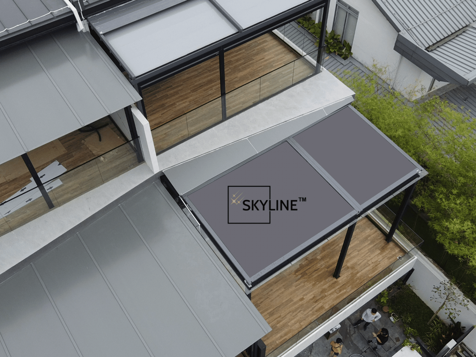 outdoor roofing skyline