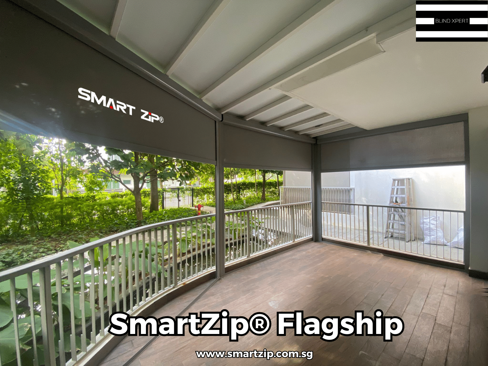 SmartZip® Flagship: The Perfect Solution for Curved Balconies! - Smart Zip