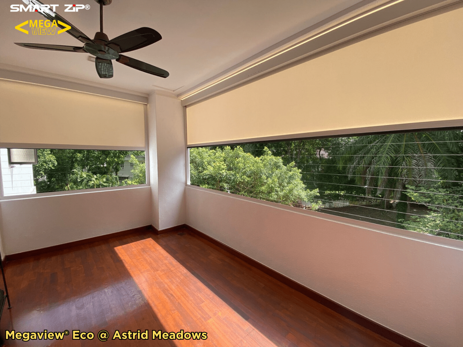 long ziptrack with LED